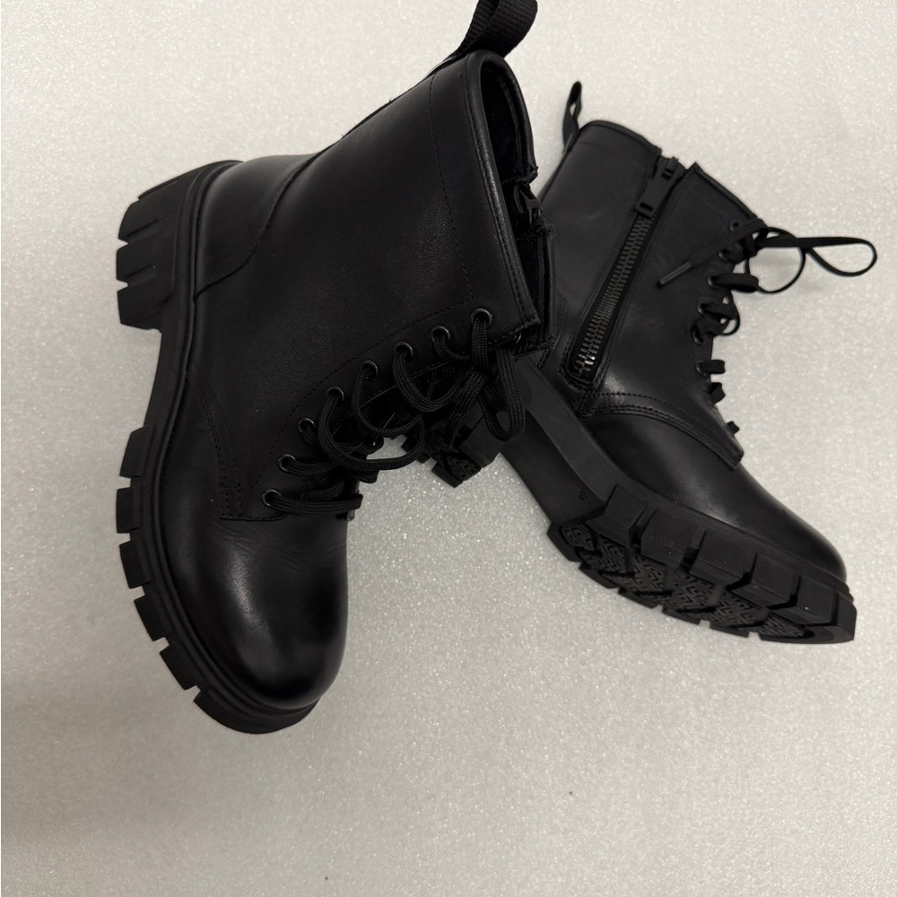 Black Women's Combat Boots